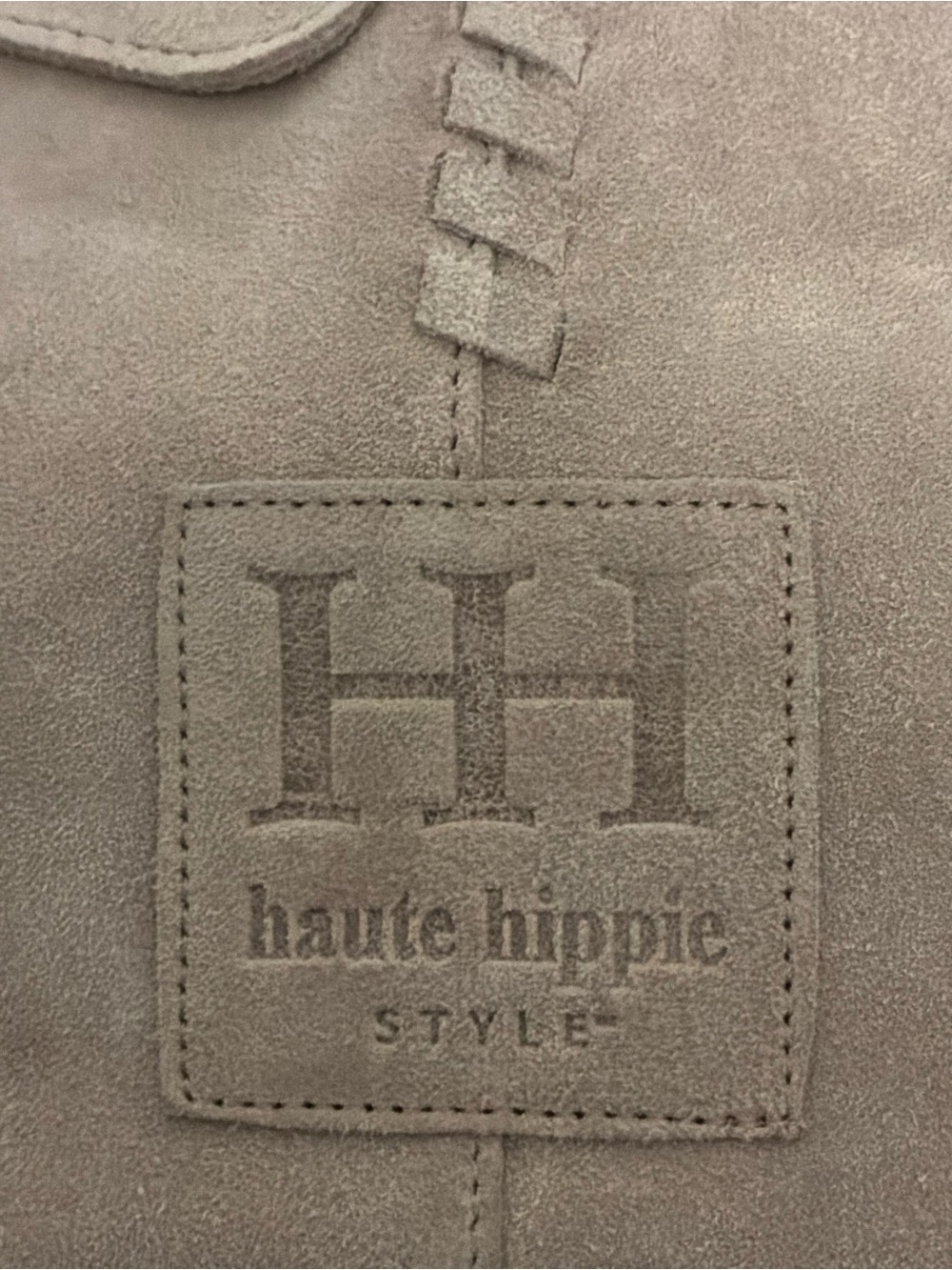 Haute Hippie classic Suede Boho Bag with Removable Pouch - Picture 4 of 12